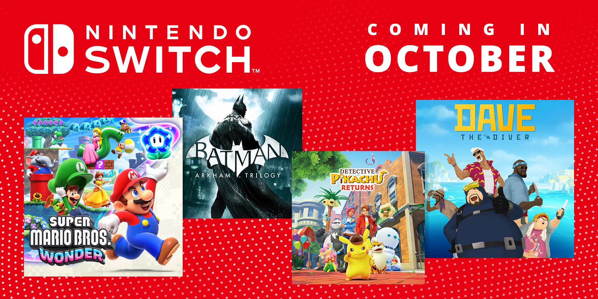 Upcoming Nintendo Switch games – October 2023