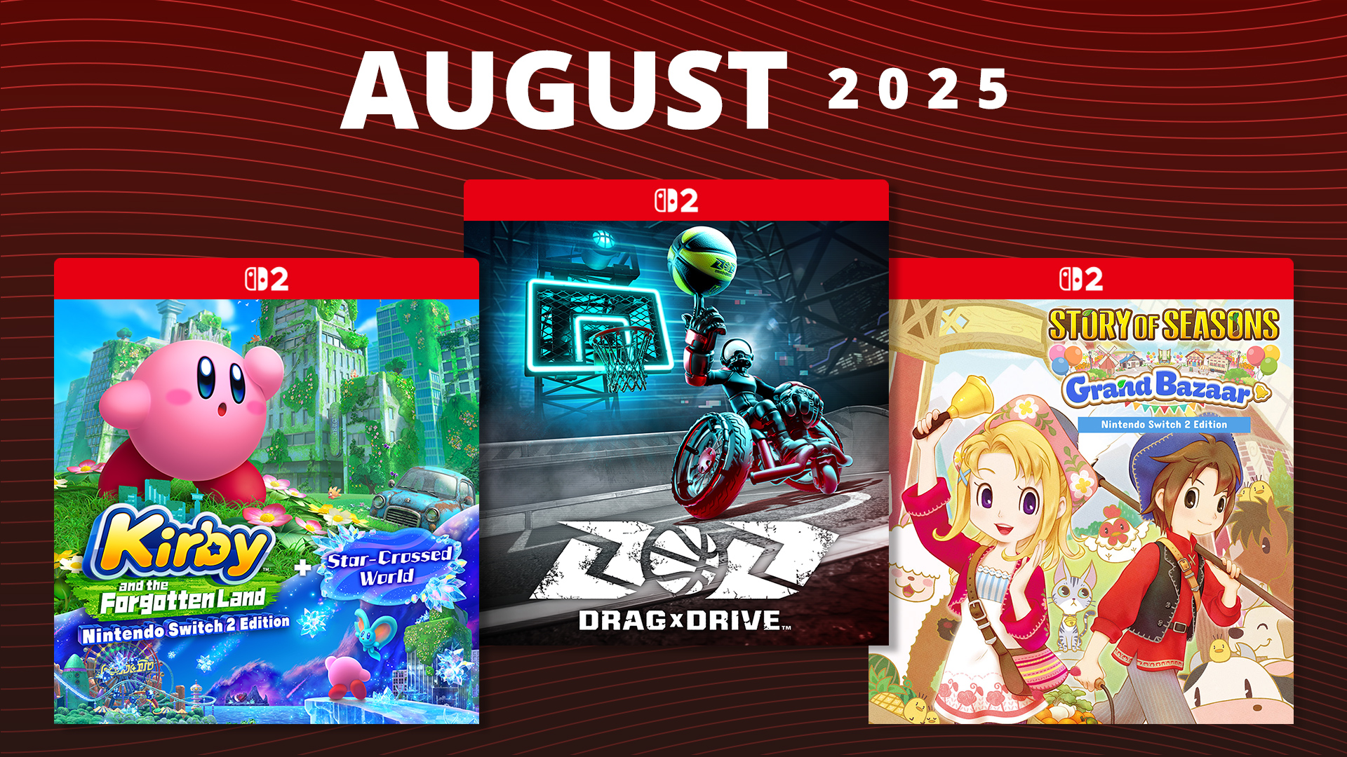 Upcoming games – August 2025