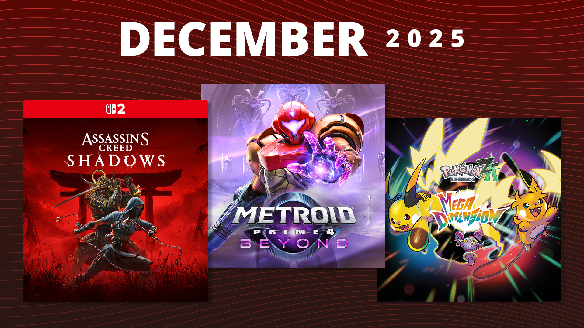 Upcoming games – December 2025