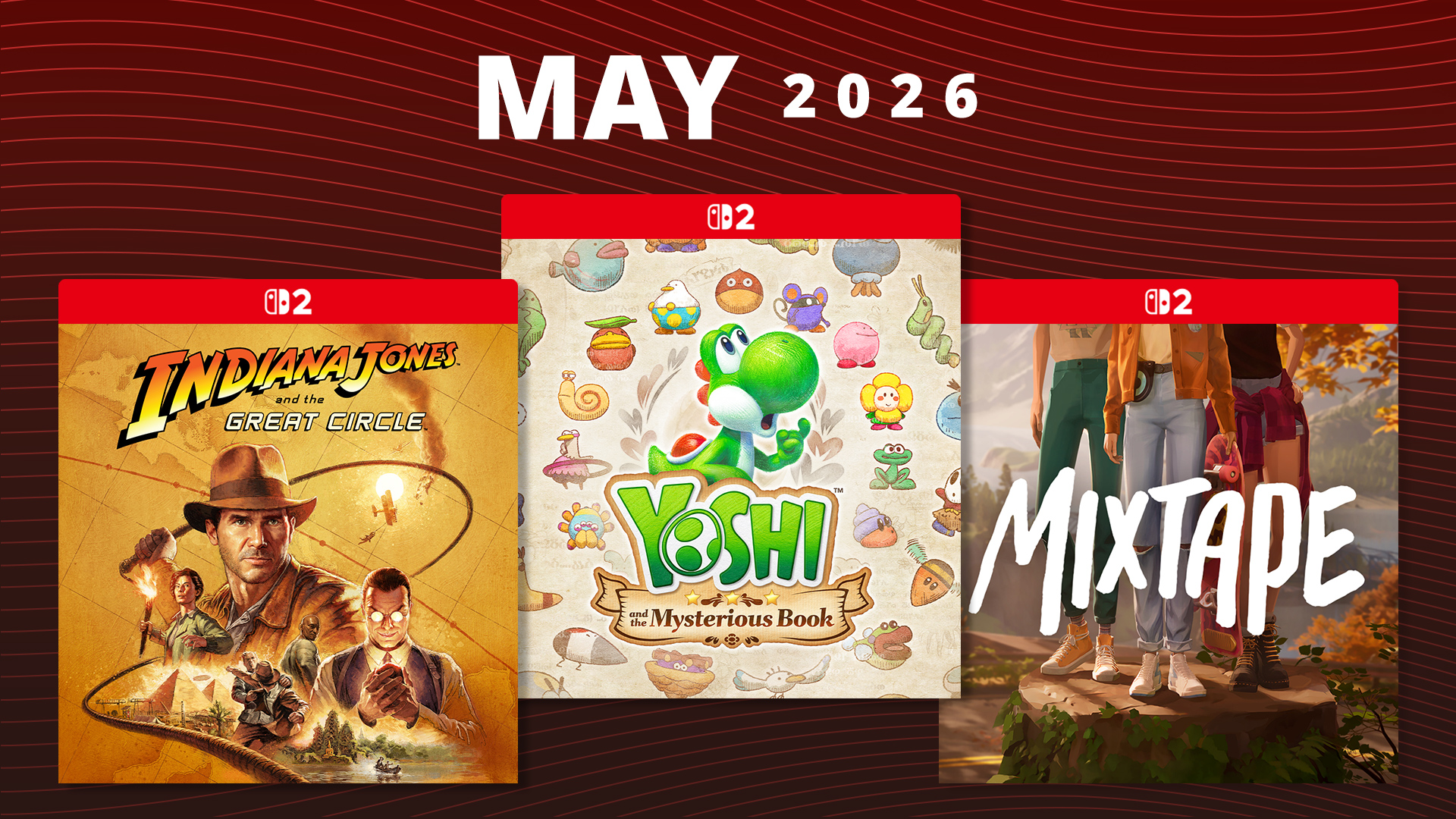 Upcoming games – May 2026