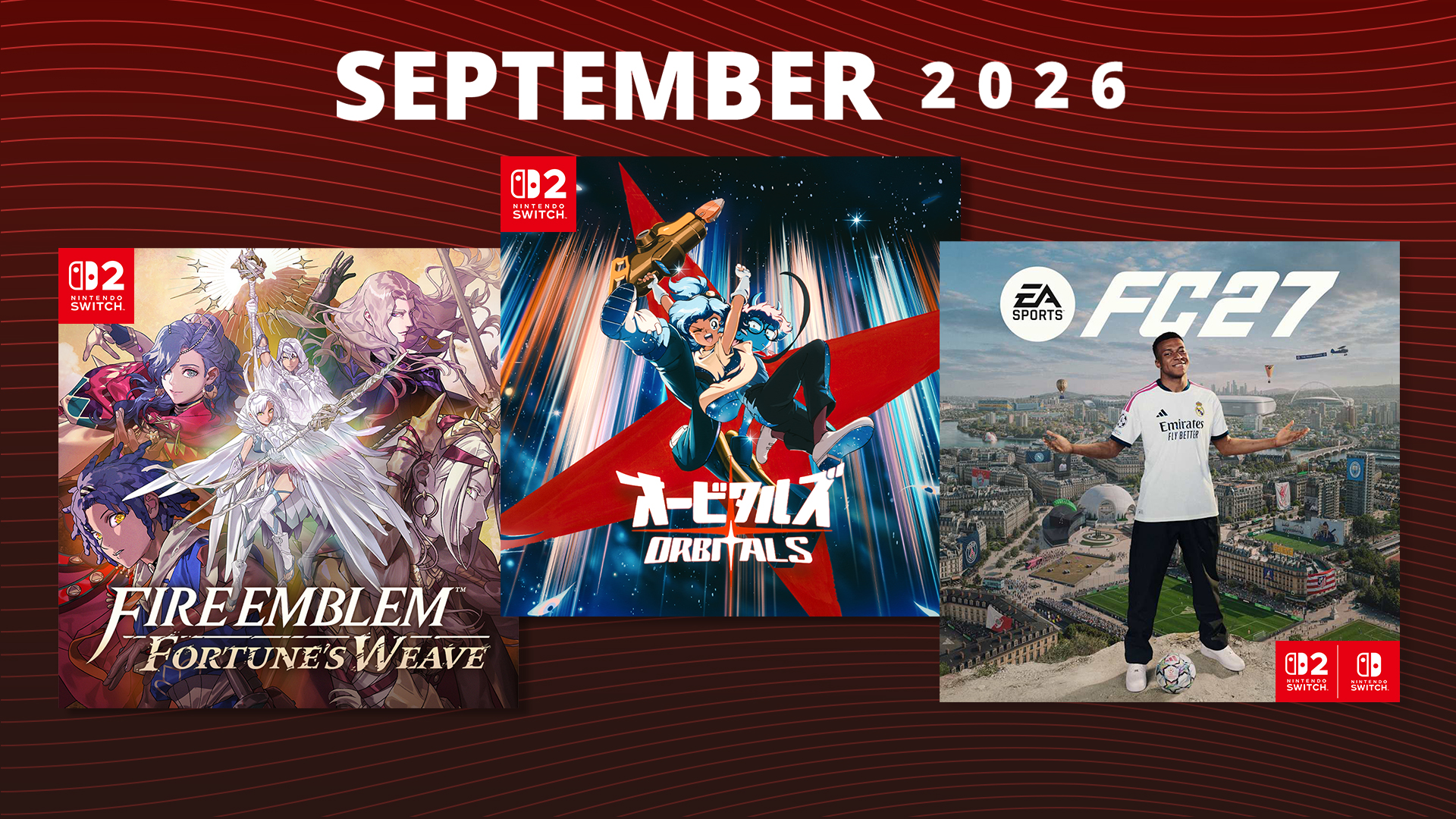 Upcoming games – September 2026