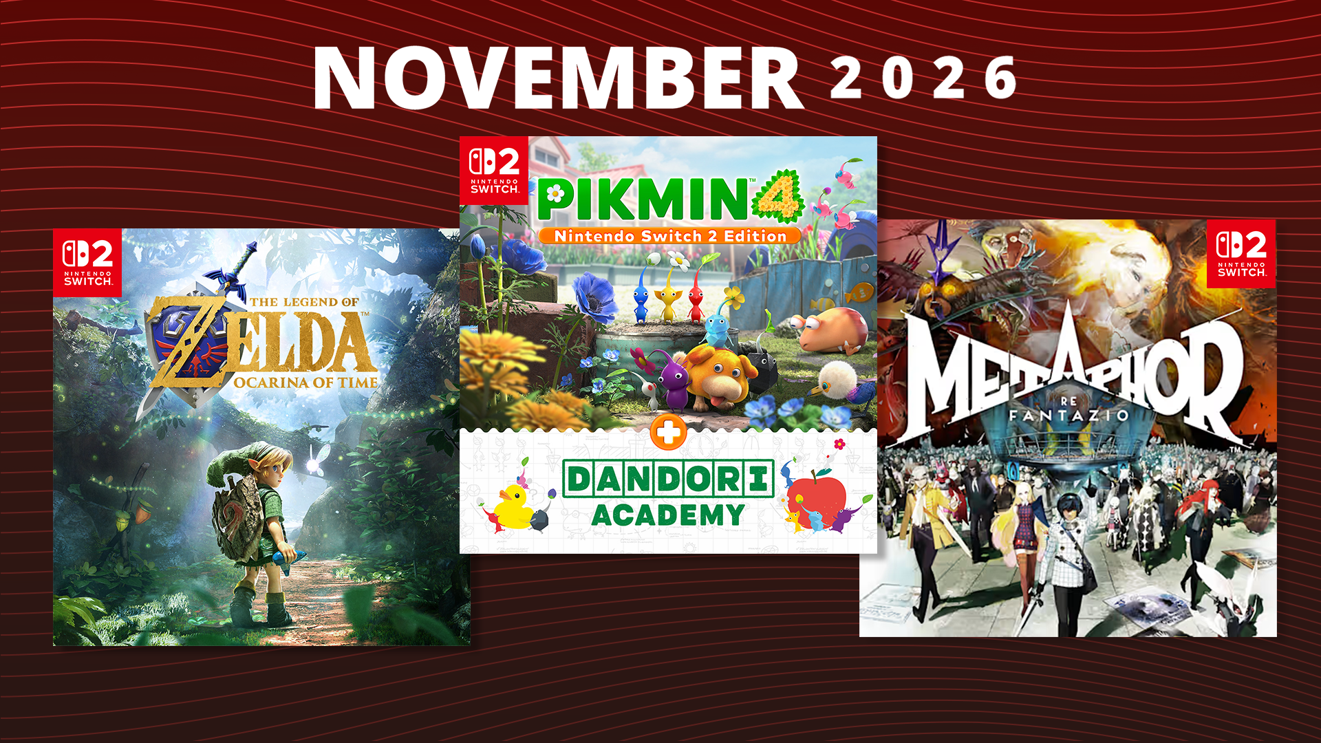 Upcoming games – November 2026